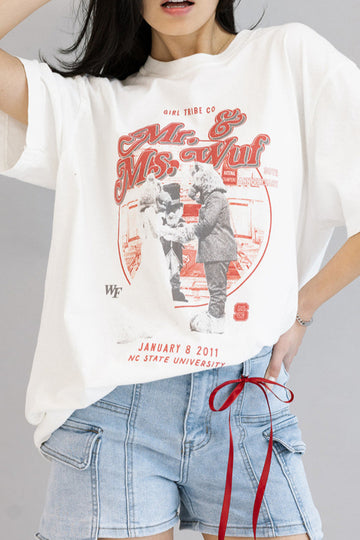 North Carolina State University: Mr and Ms Wuf Vow Renewal Tee