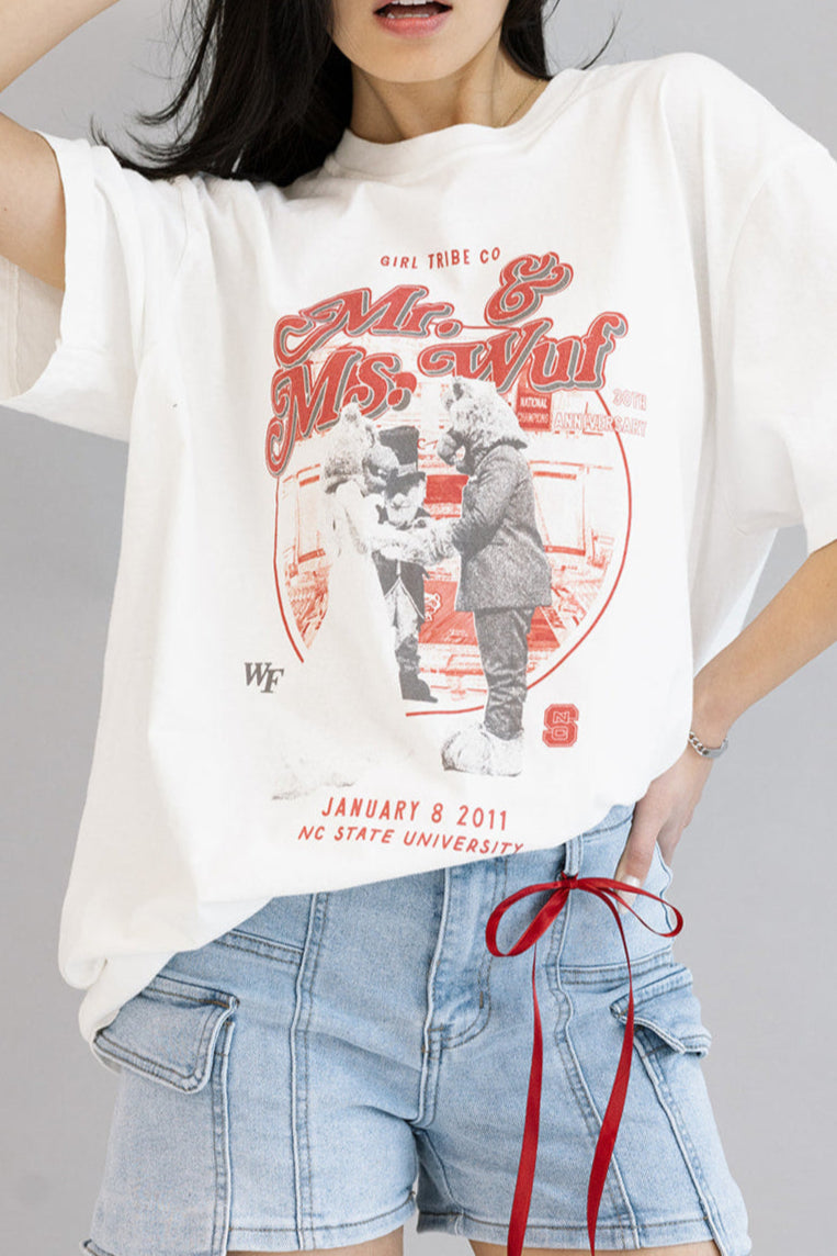 North Carolina State University: Mr and Ms Wuf Vow Renewal Tee