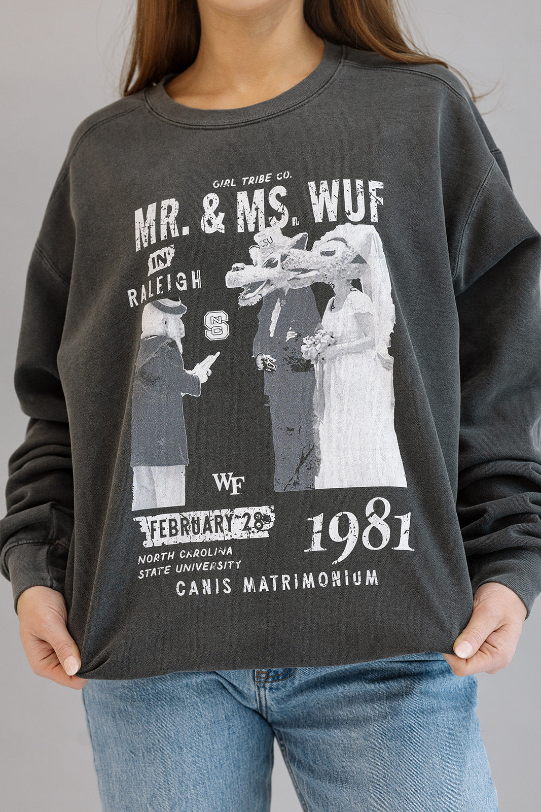 North Carolina State University: Wuf Wedding 1981 Sweatshirt