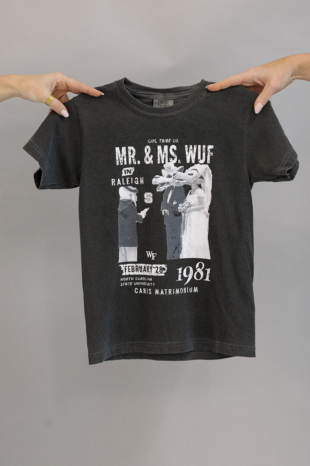 North Carolina State University: Youth Wuf Wedding 1981 Tee