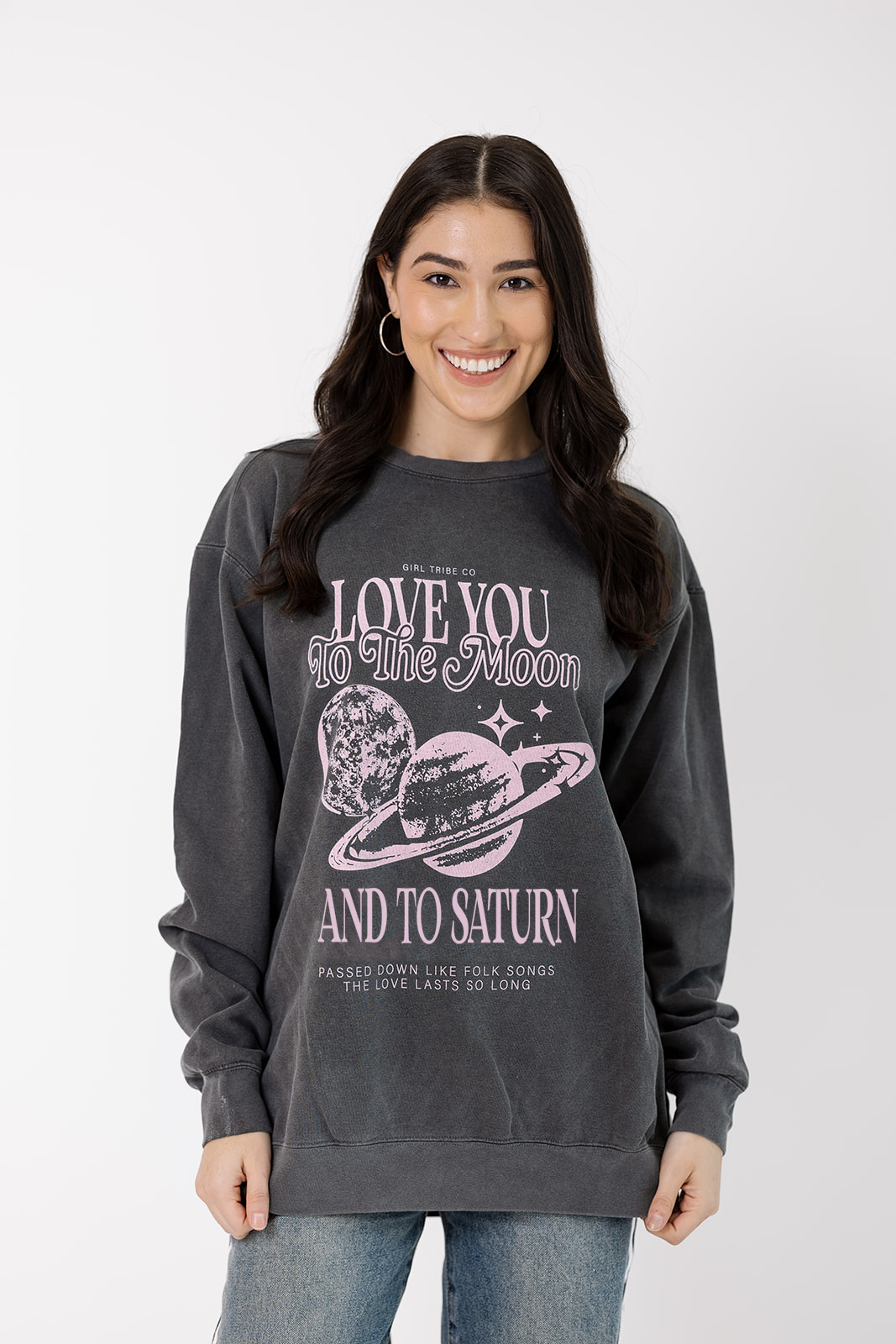 Love You To The Moon And To Saturn Crewneck
