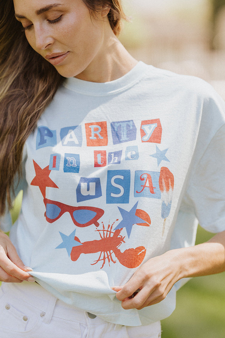 Party in the USA Collage Tee