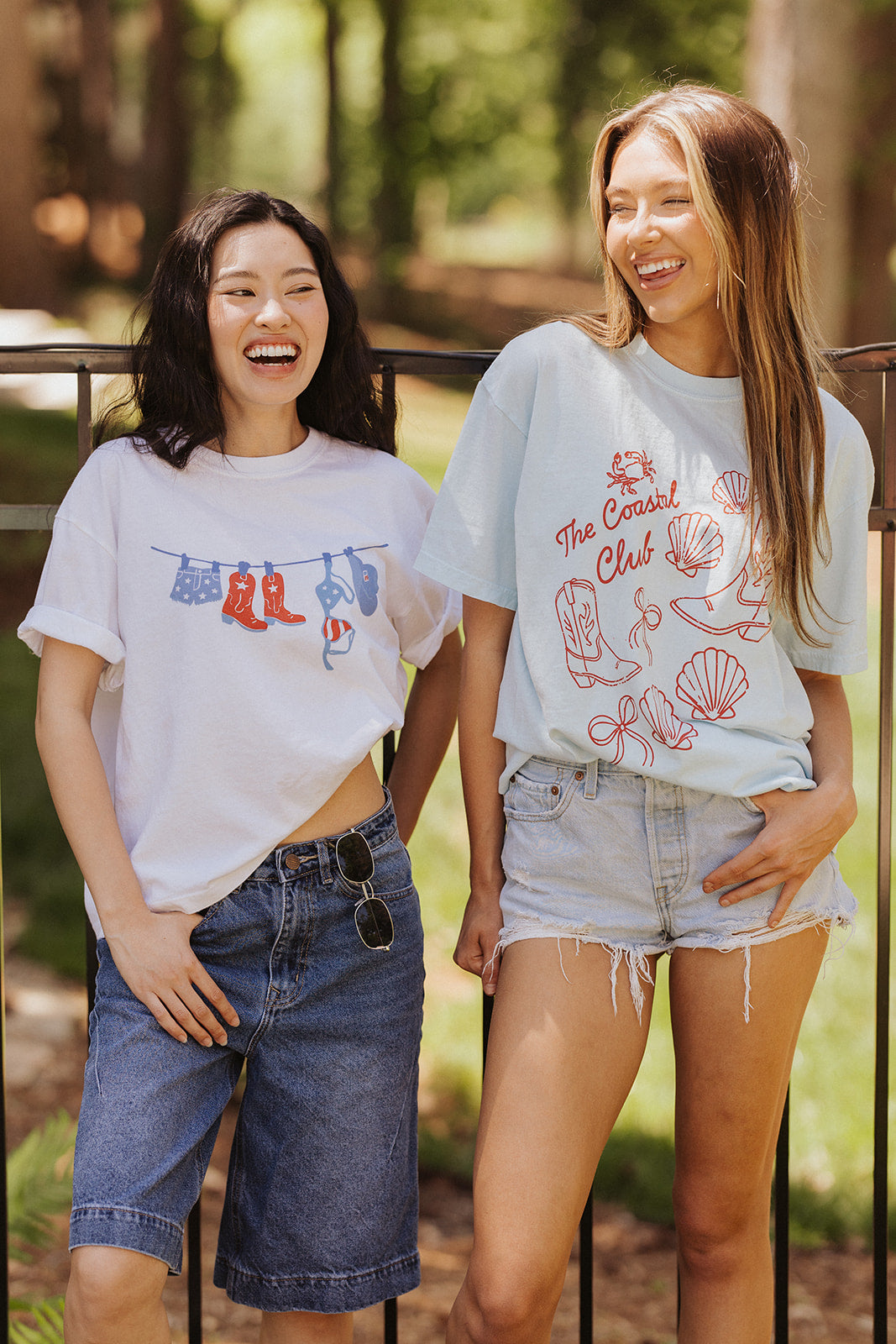 Americana Clothesline Summer Tee