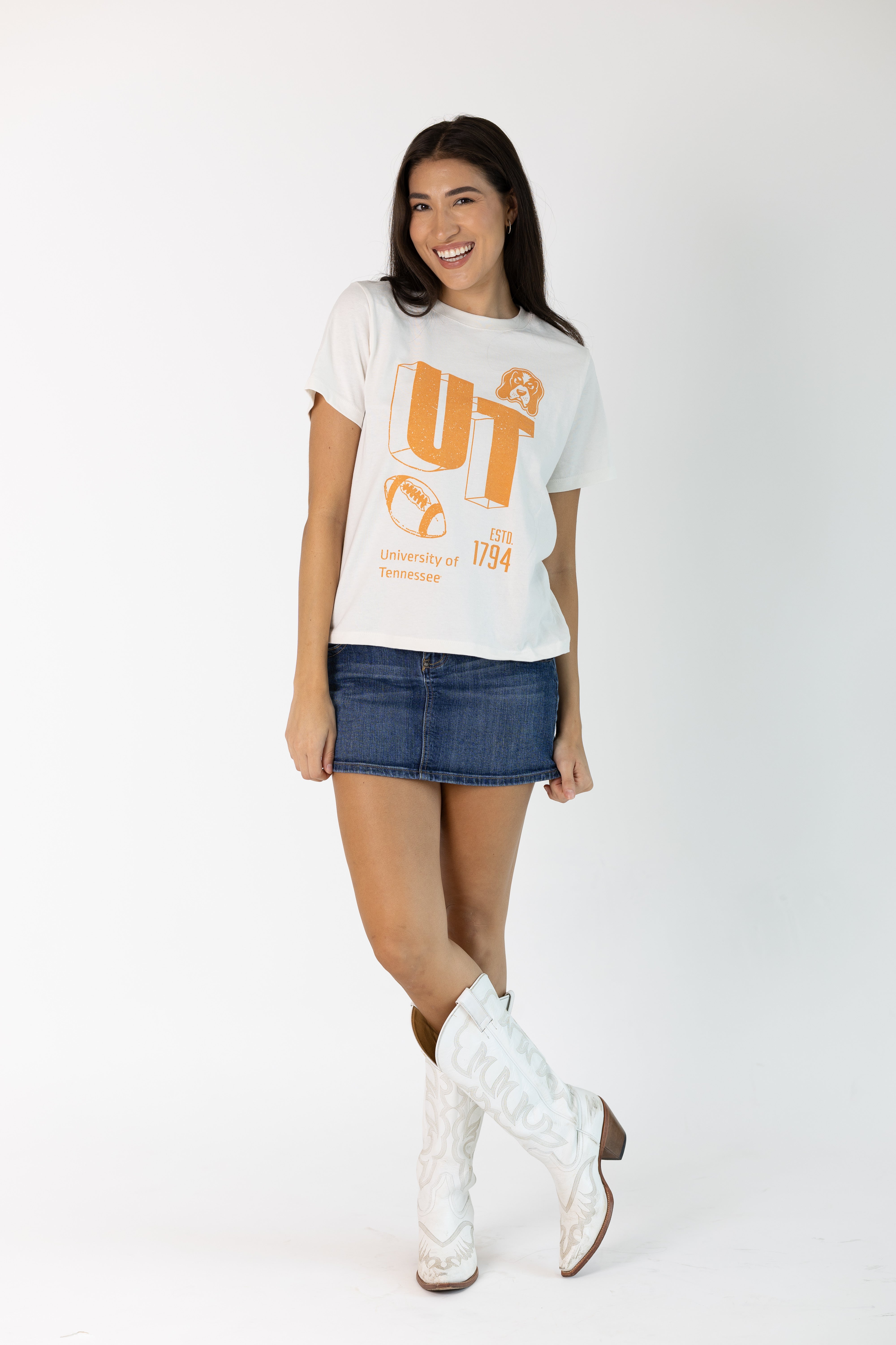 University of Tennessee Campus Women's Crop Tee