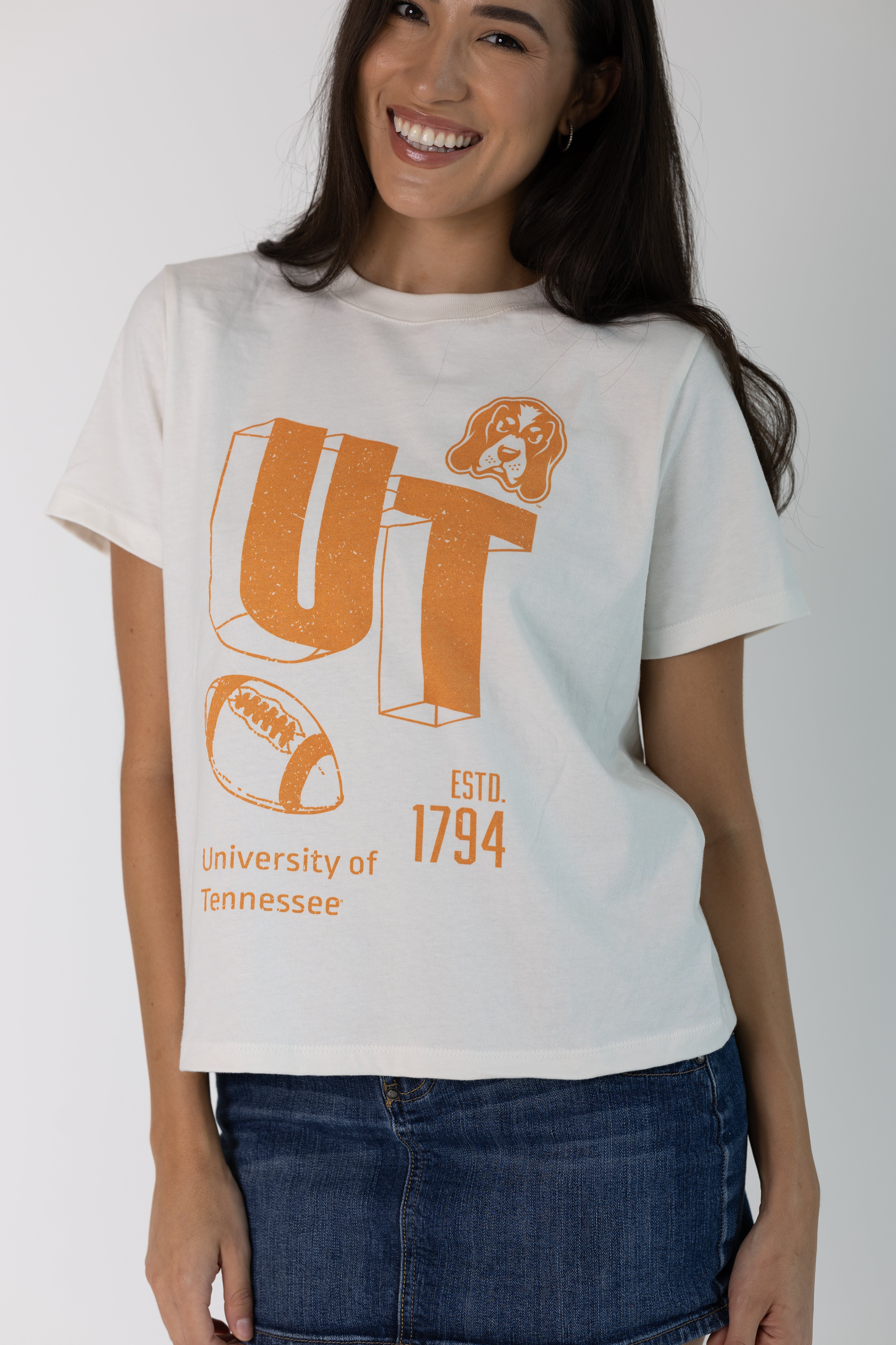 University of Tennessee Campus Women's Crop Tee