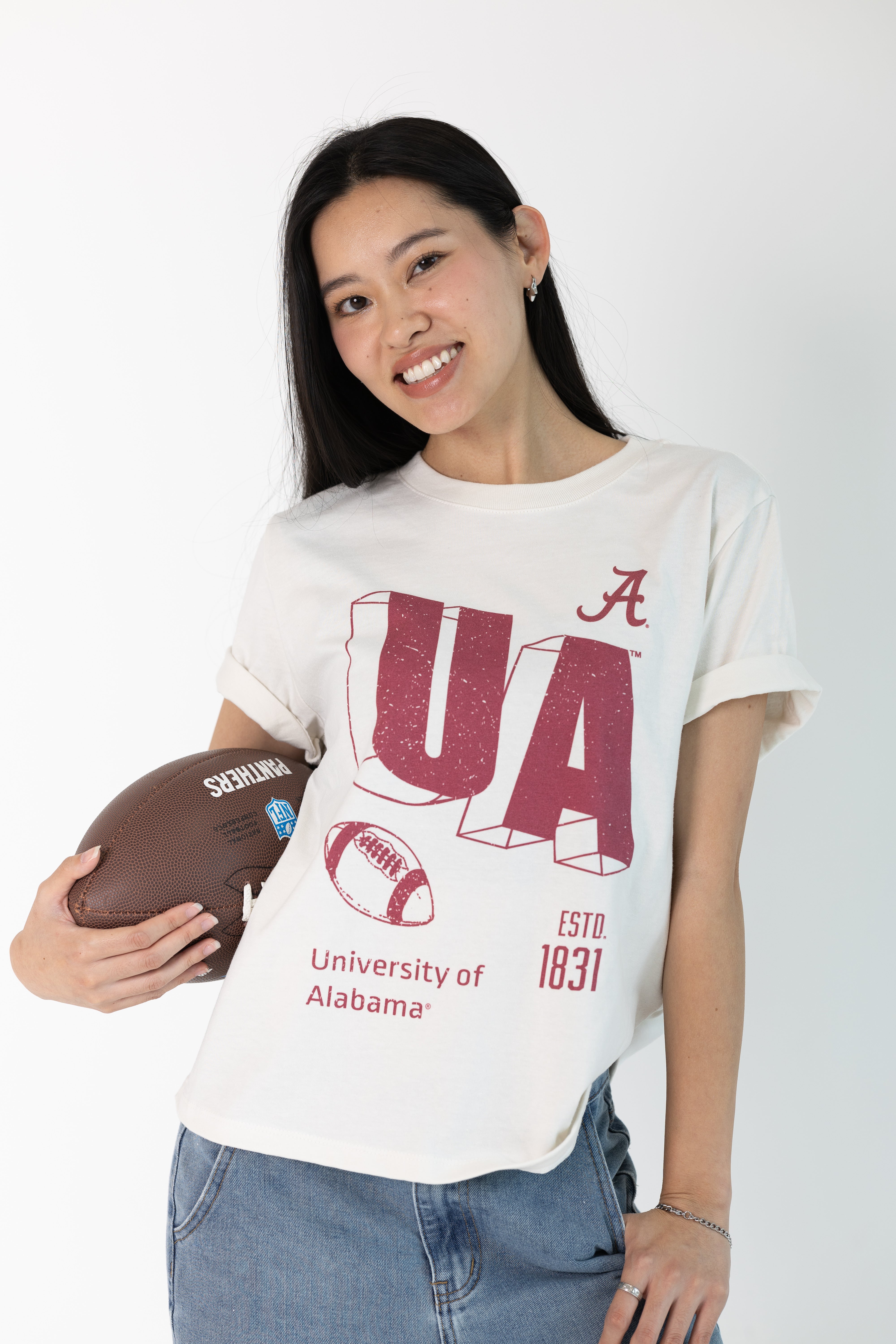 University of Alabama Campus Women's Crop Tee