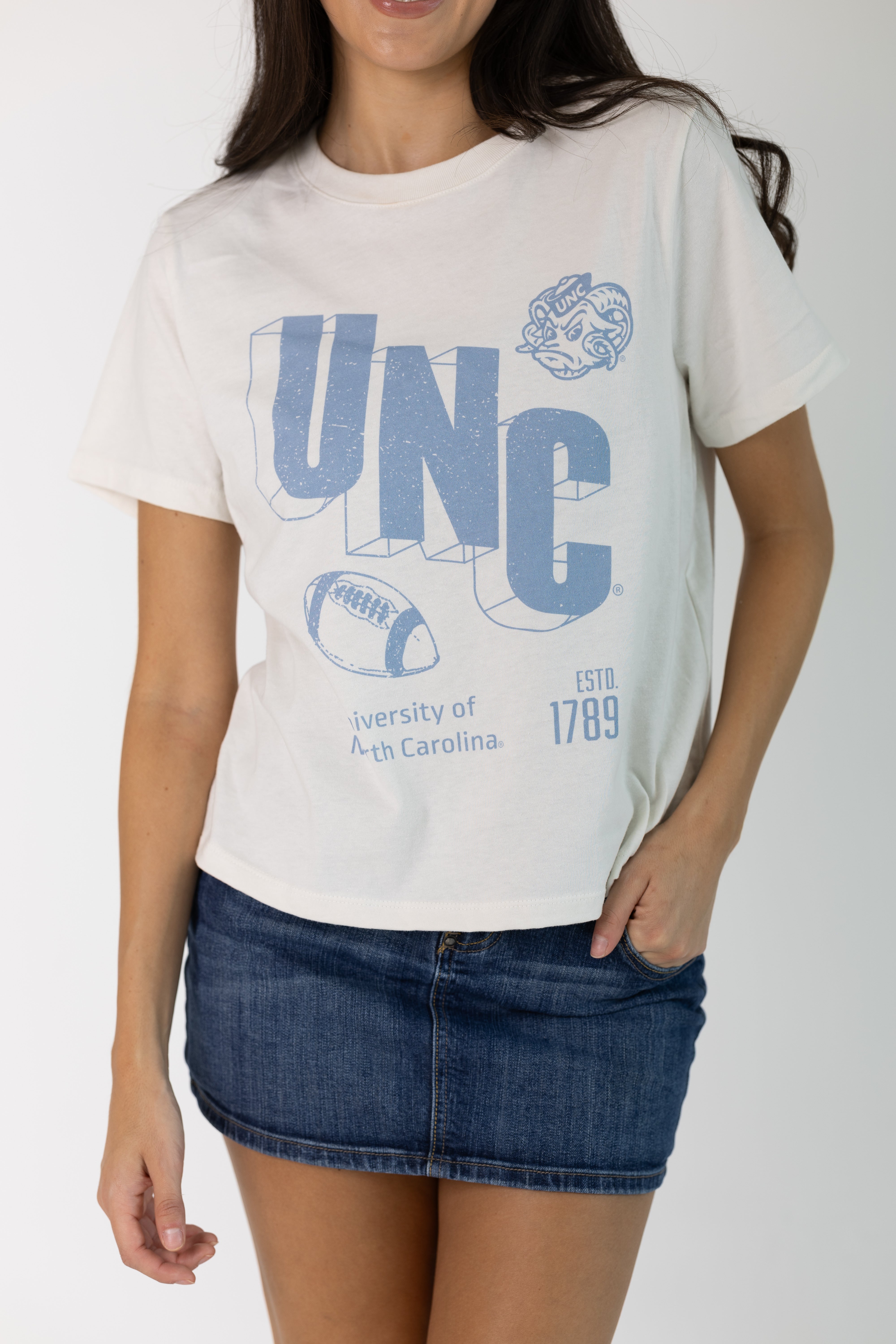 UNC Chapel Hill Vintage Womens Letter Tee