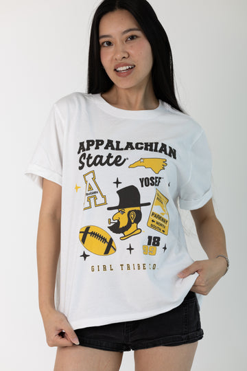App State Campus Boxy Crop Tee