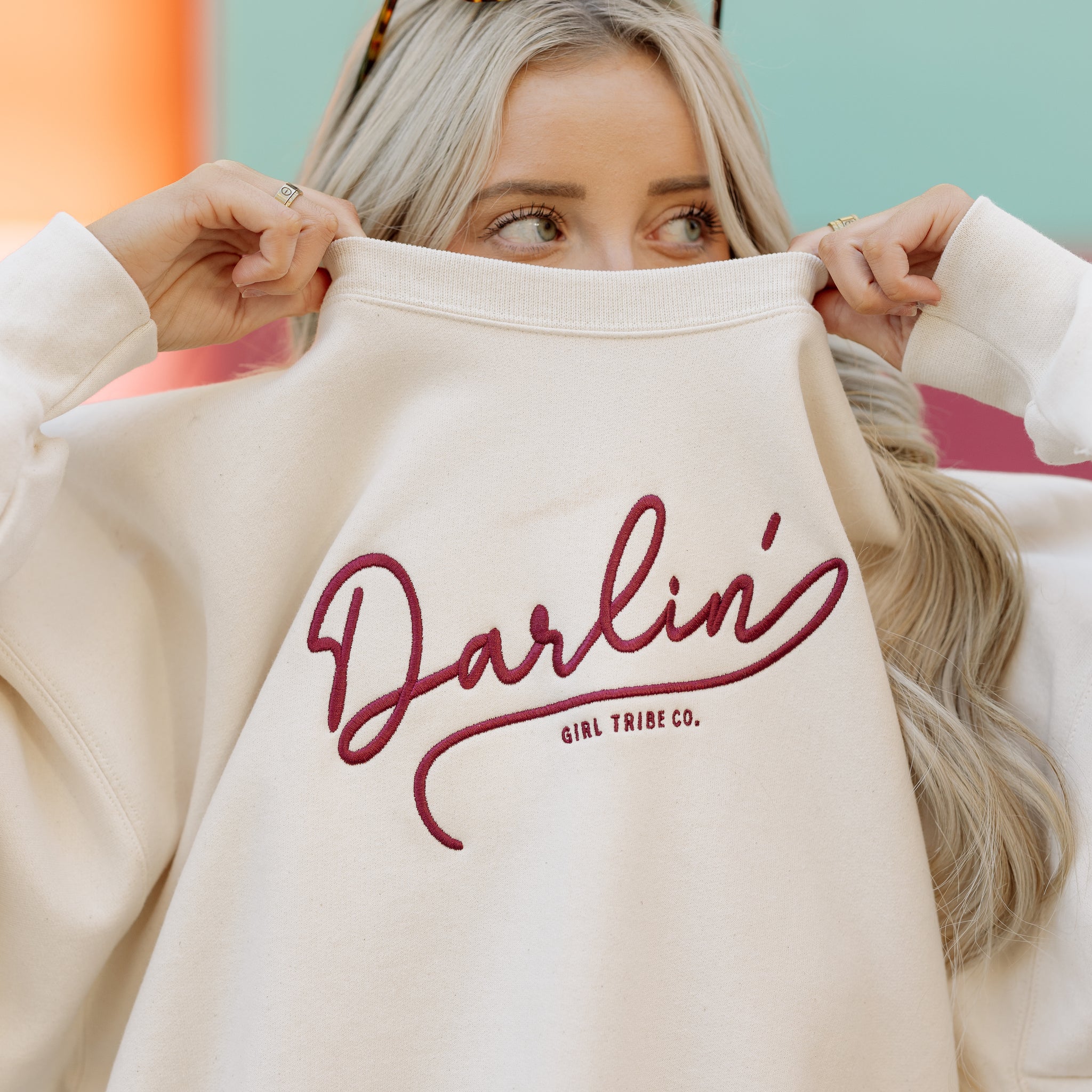 Darlin' Embroidered Sweatshirt