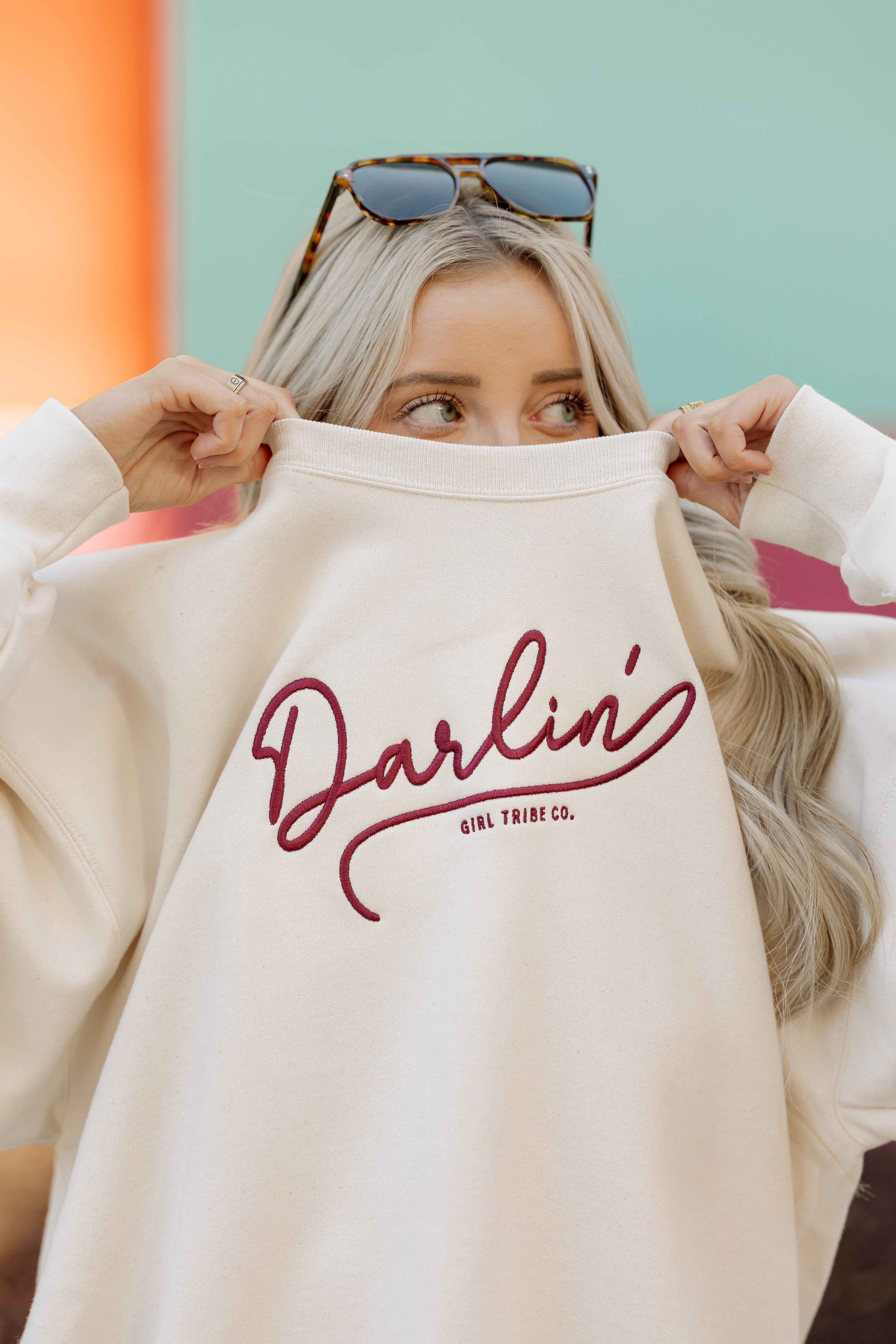 Darlin' Embroidered Sweatshirt