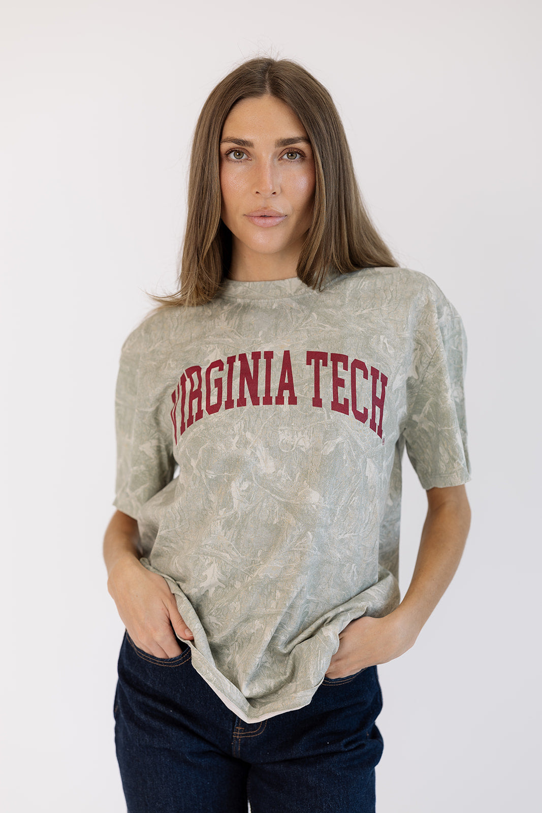 Virginia Tech Every Day Tee in Camo