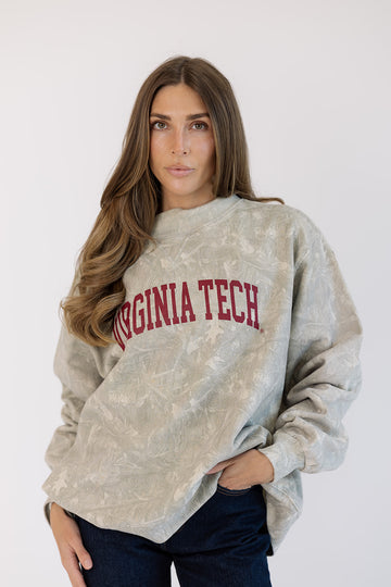 Virginia Tech Mock Neck in Camo