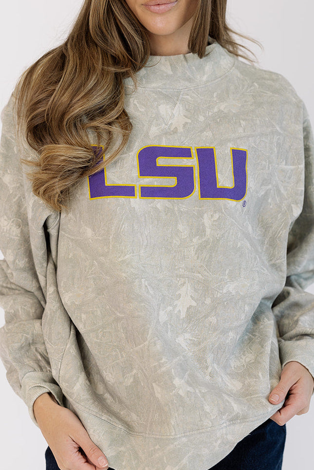 LSU Mock Neck in Camo