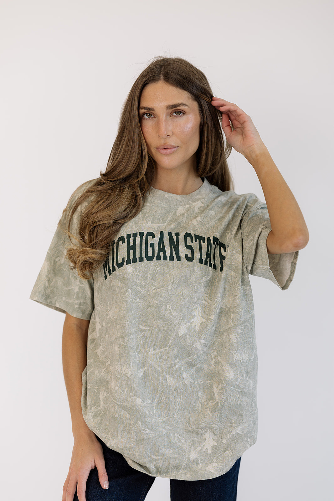 Michigan State Every Day Tee in Camo