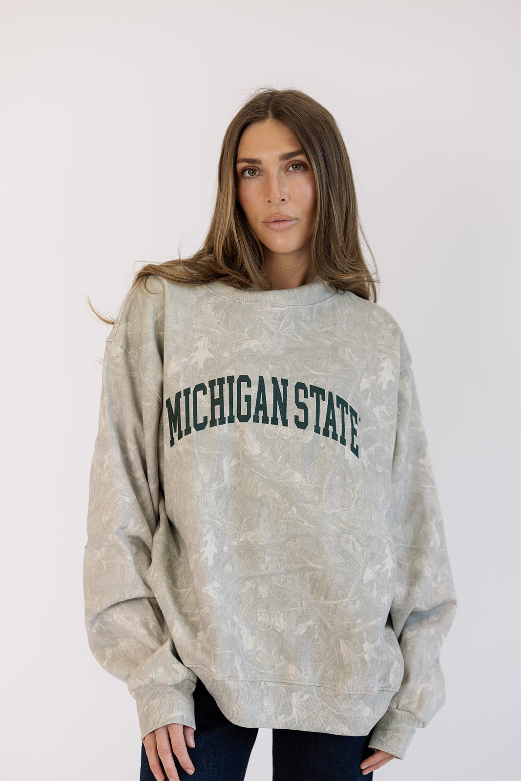 Michigan State University Mock Neck in Camo