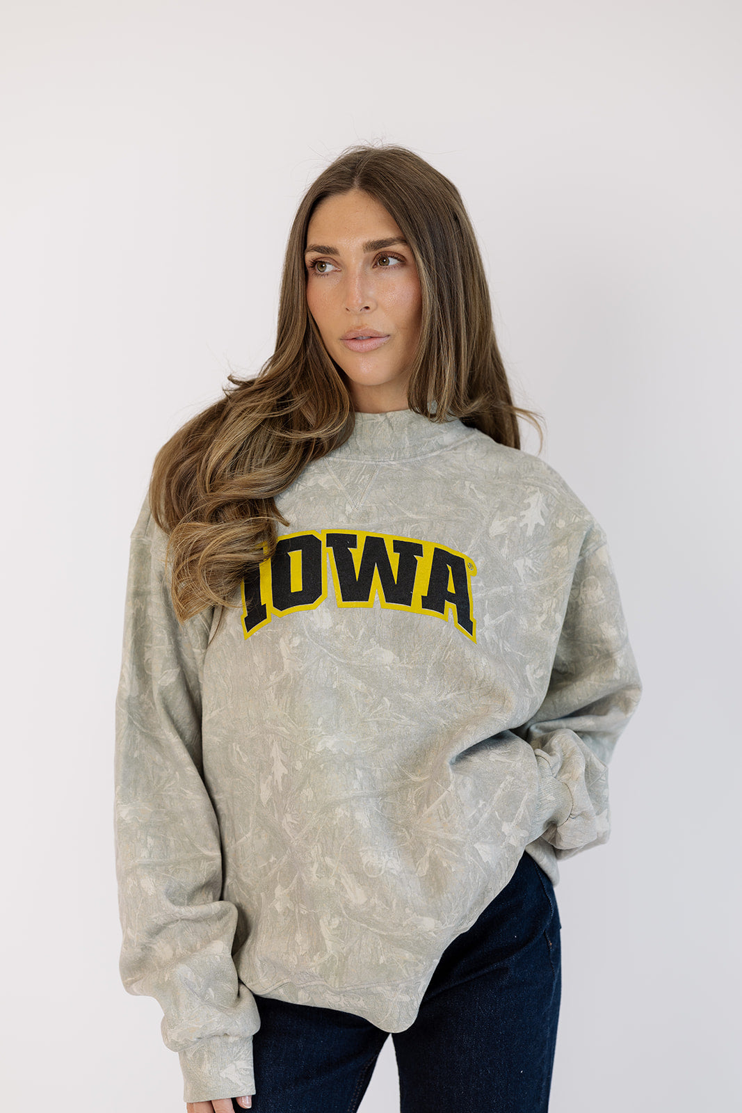 Iowa Mock Neck in Camo