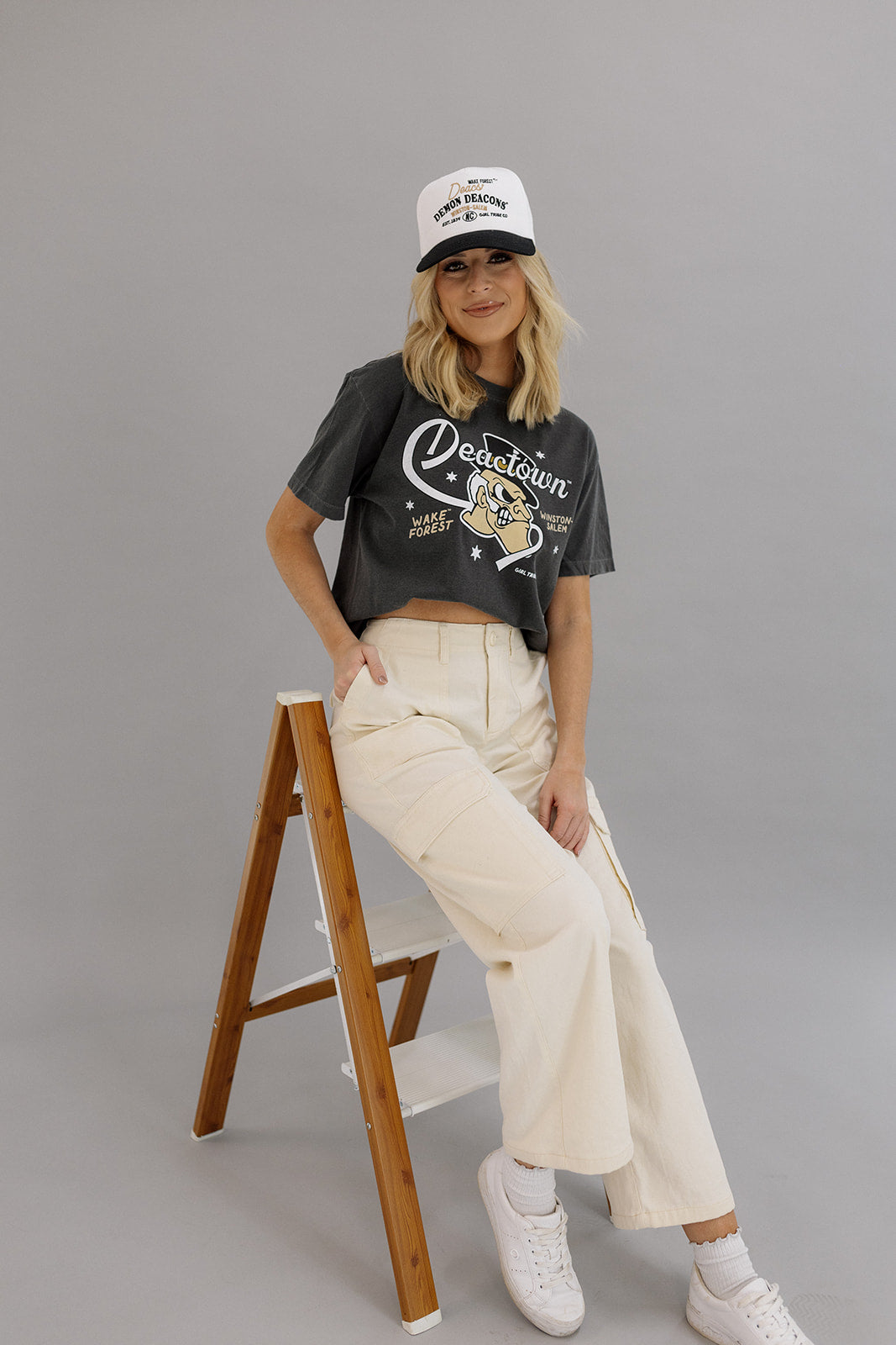 Wake Forest University: Vintage Demon Deacons Two Toned Hat