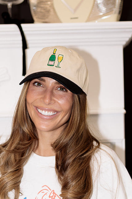 Champagne Bottle Icon Hat