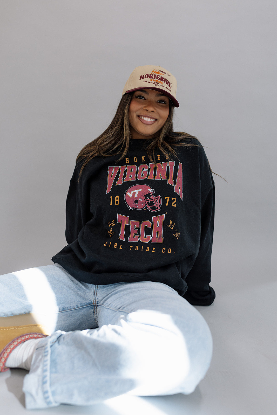 Virginia Tech: Vintage Hokiebird Two Toned Hat