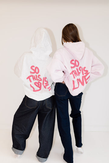 So This Is Love Pink Hoodie