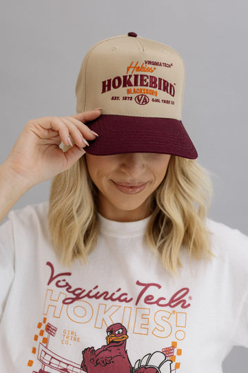 Virginia Tech: Vintage Hokiebird Two Toned Hat