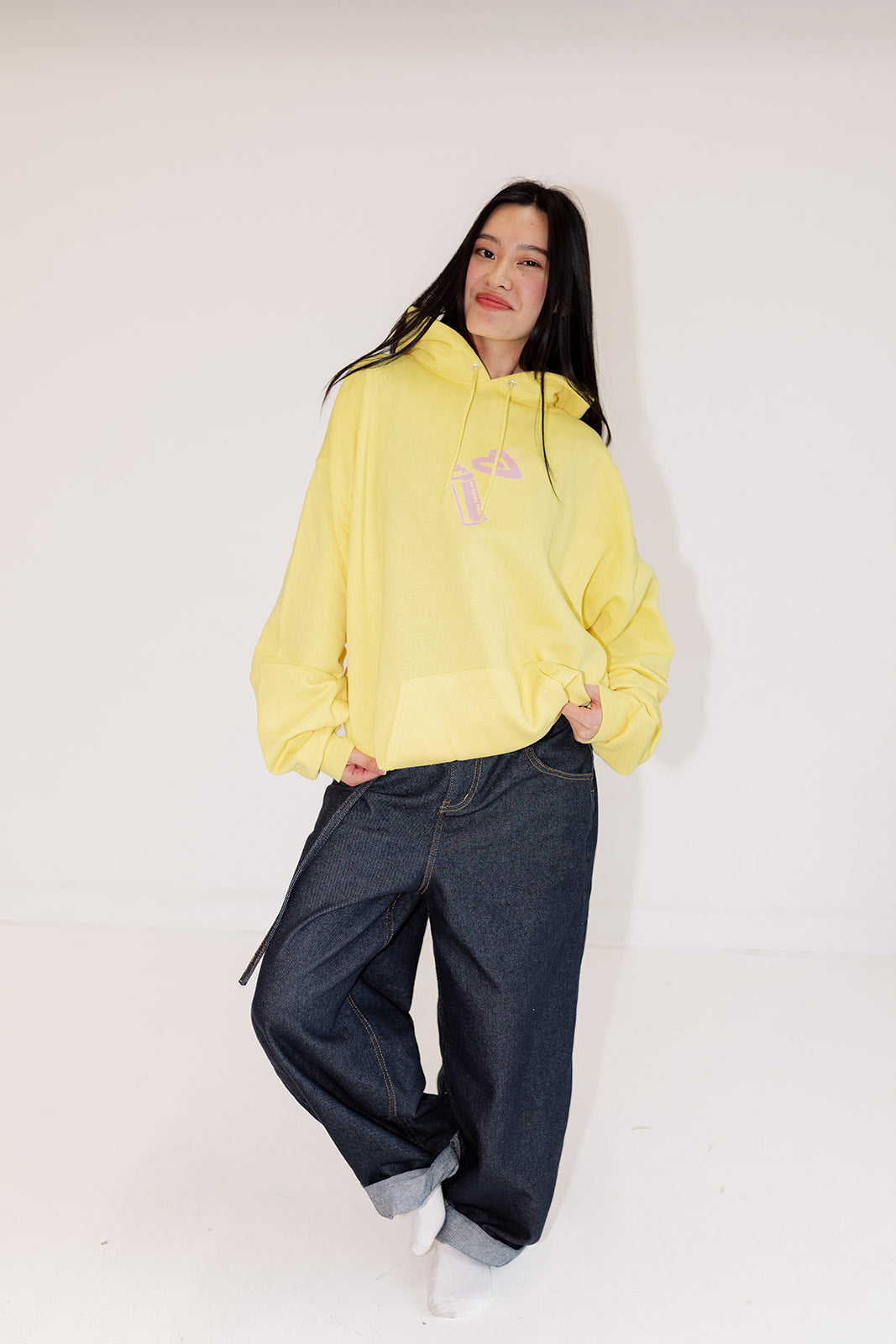 So This Is Love Yellow Hoodie