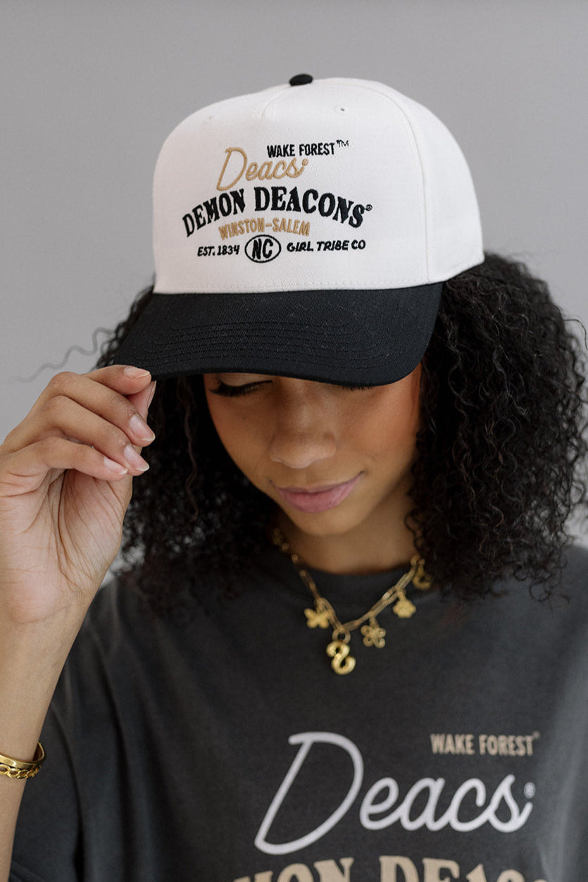 Wake Forest University: Vintage Demon Deacons Two Toned Hat