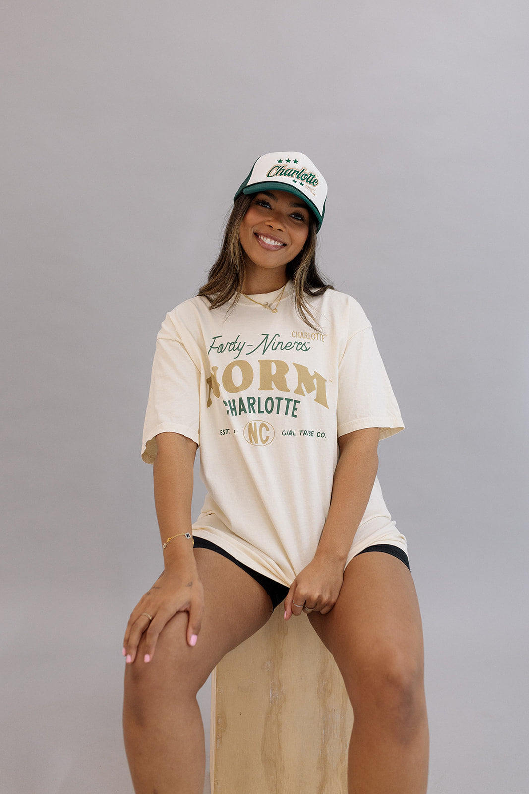 University of North Carolina at Charlotte: Vintage Norm Tee – Girl