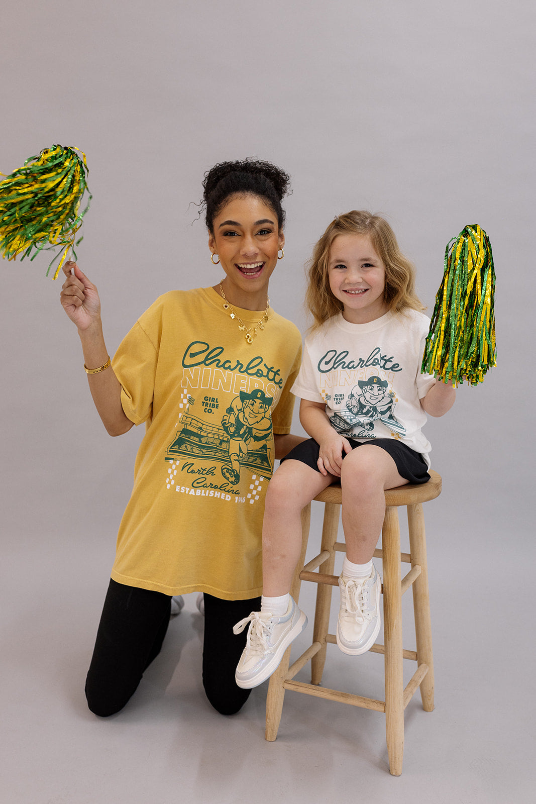 University of North Carolina at Charlotte: Youth Niners Checkered Tee