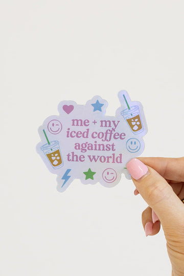 Me And My Iced Coffee Sticker