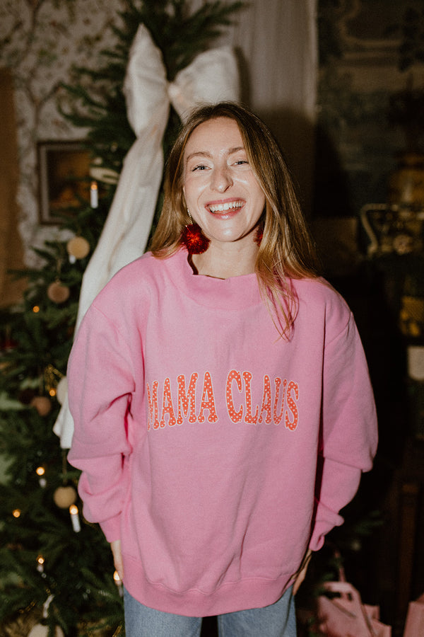 Mama Claus Mock Neck
