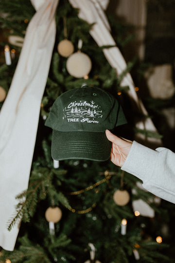 Christmas Tree Farm Embroidered Hat