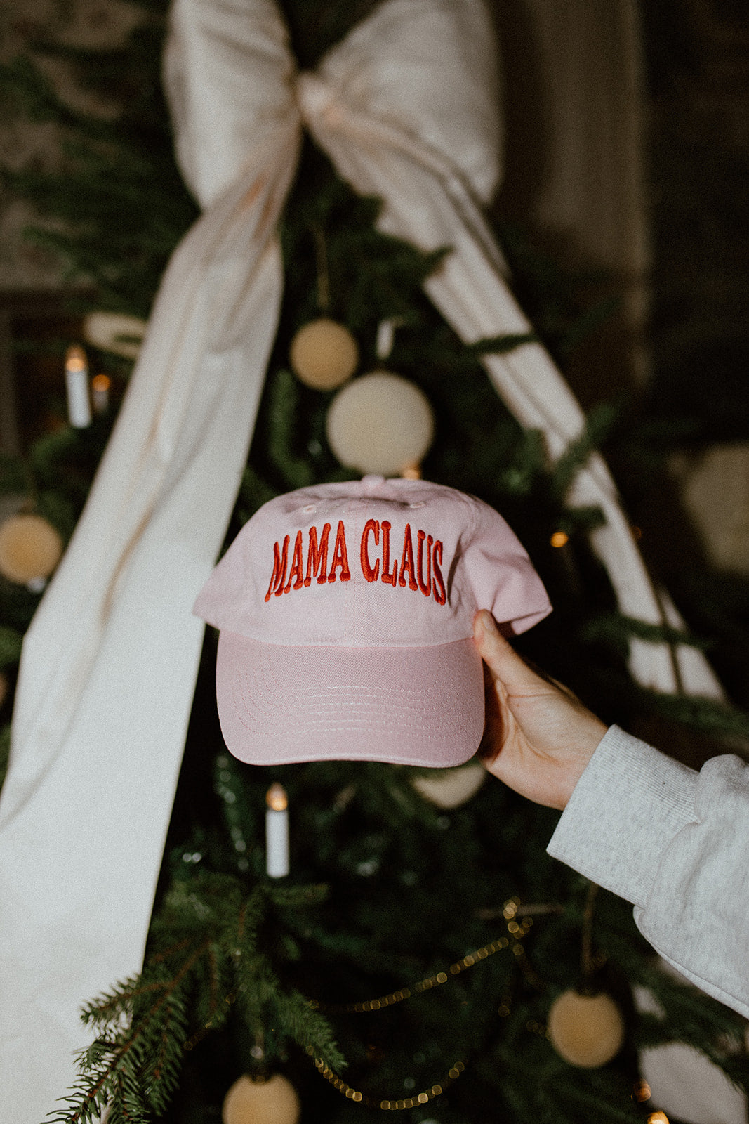 Mama Claus Embroidered Hat