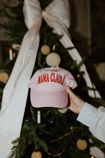 Mama Claus Embroidered Hat