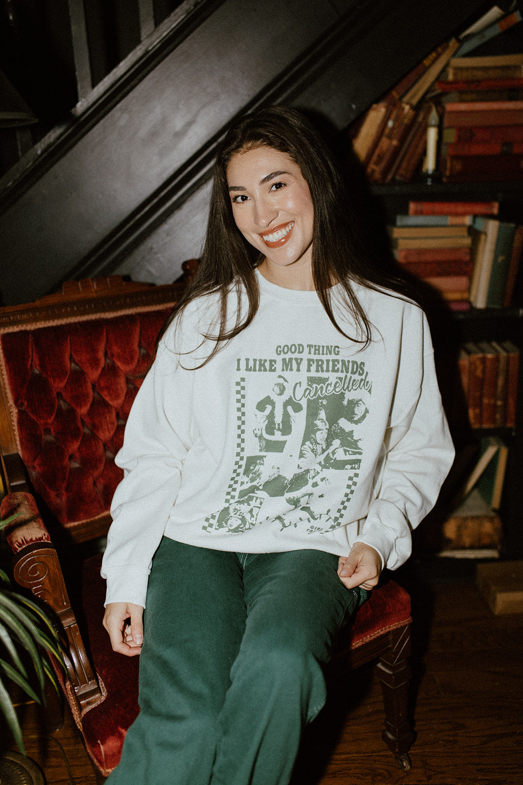 I Like My Friends Cancelled Grinch Sweatshirt