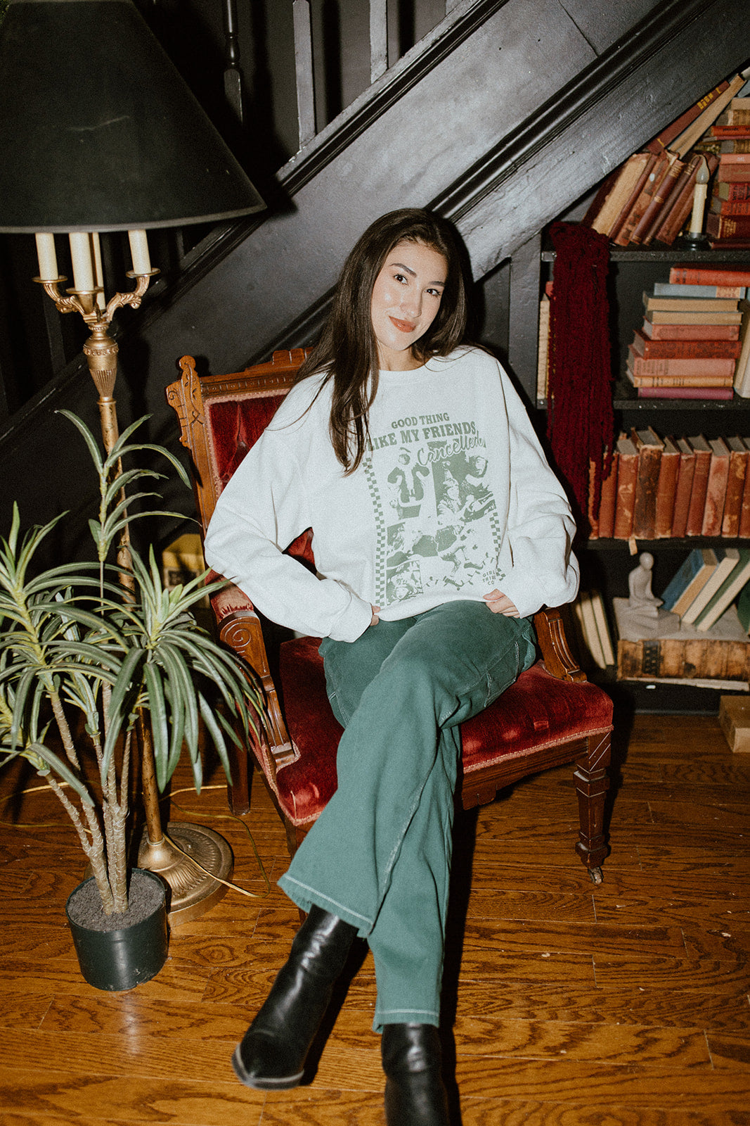 I Like My Friends Cancelled Grinch Sweatshirt