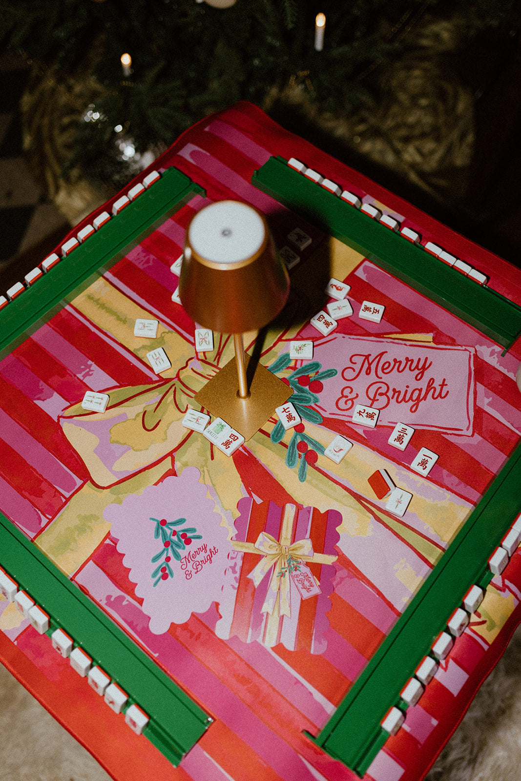 Christmas Present Mahjong Mat