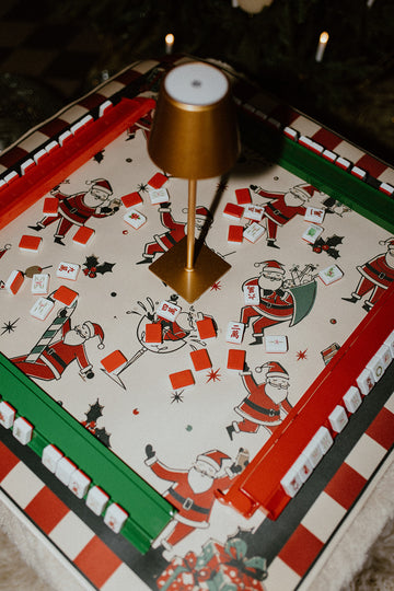 Jolly St. Nick Christmas Mahjong Mat