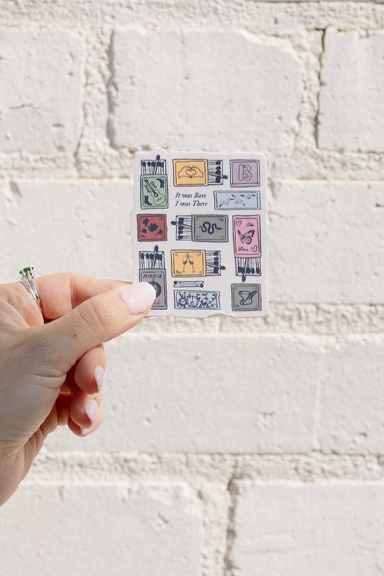 Eras Matchbox Sticker