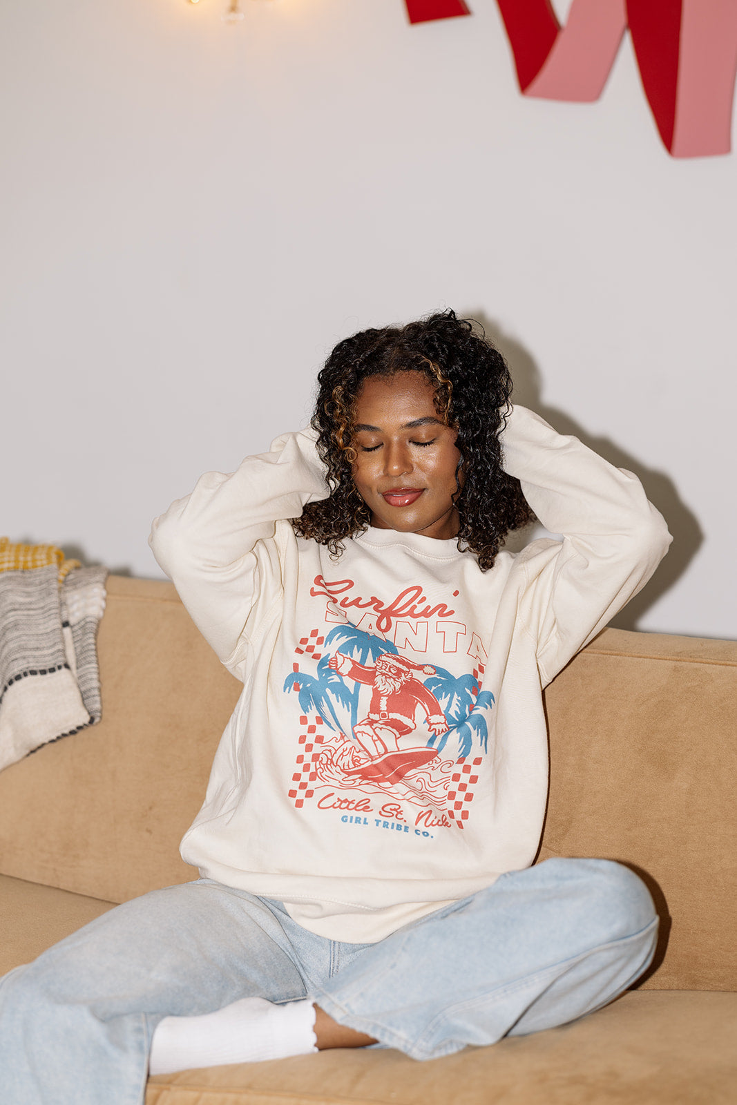 Surfin Santa Sweatshirt