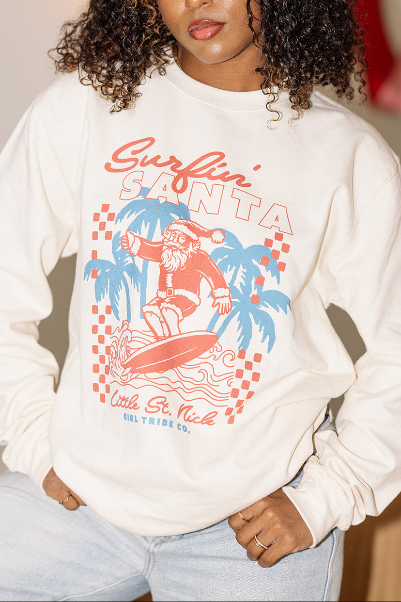 Surfin Santa Sweatshirt