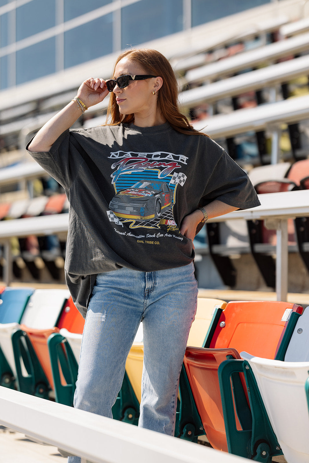 NASCAR Racing Tee- Girl Tribe Co. NASCAR X Girl Tribe 