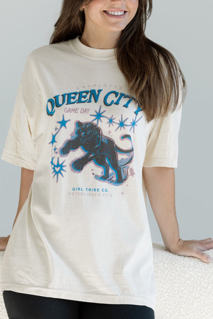 Queen City Game Day Panther Tee 
