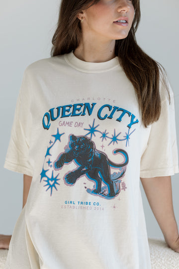 Queen City Game Day Panther Tee 