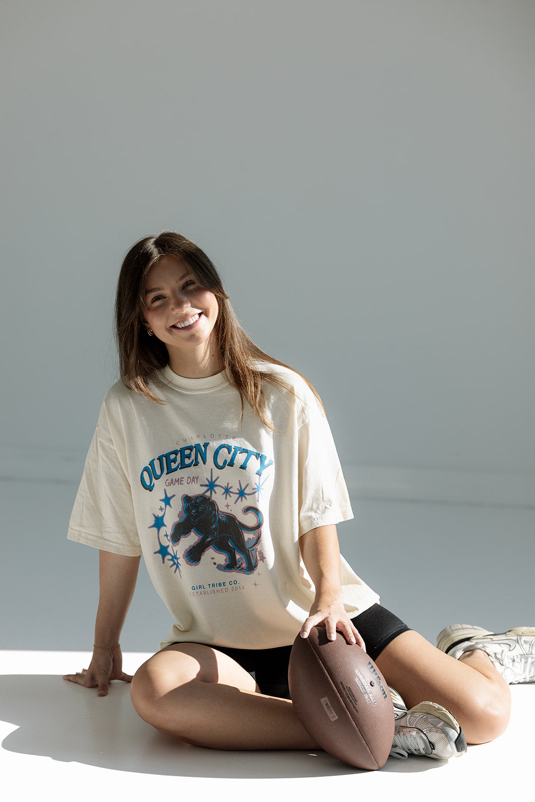 Queen City Game Day Panther Tee 