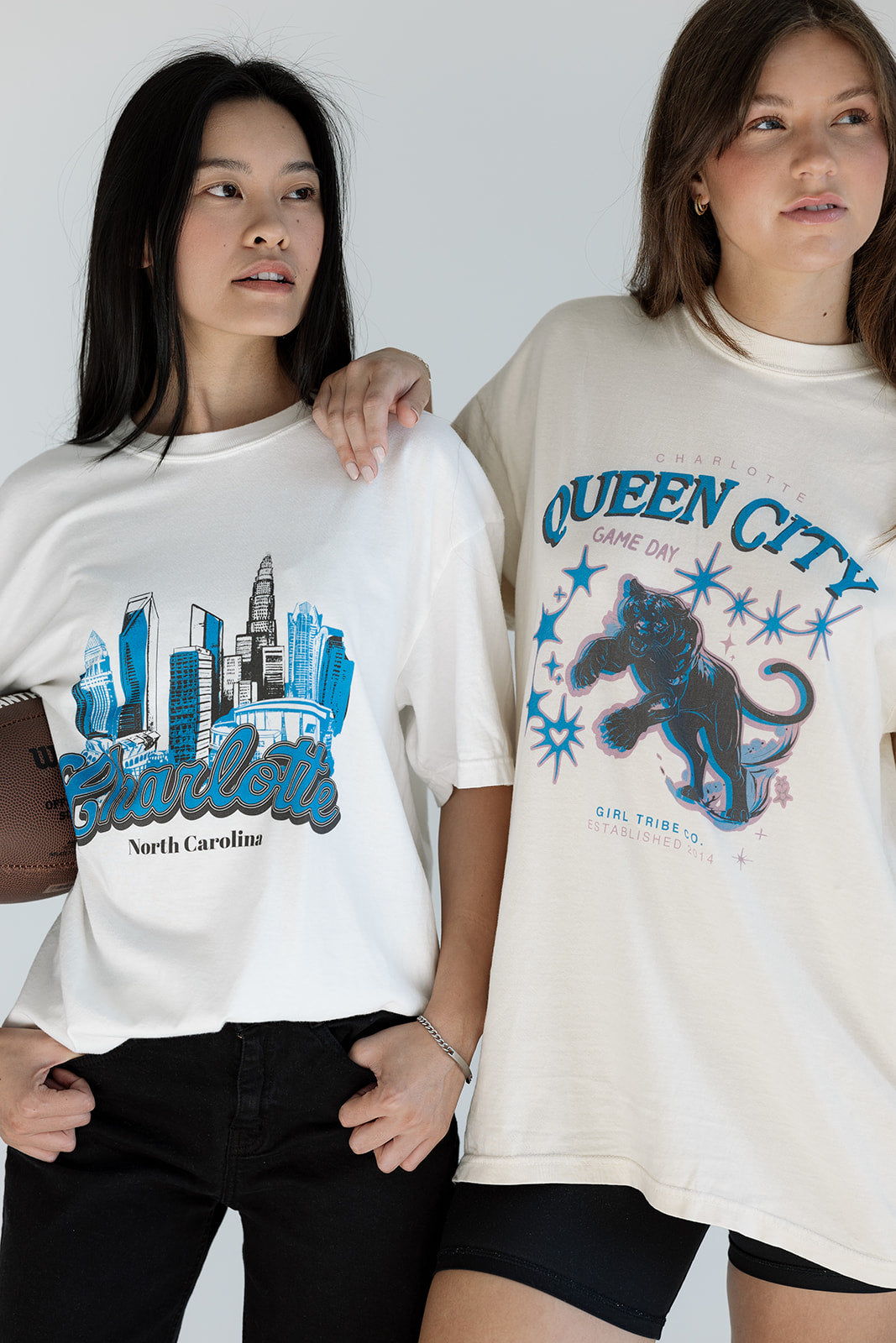 Charlotte skyline tee