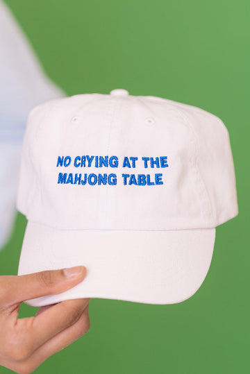NO CRYING AT THE MAHJONG TABLE HAT
