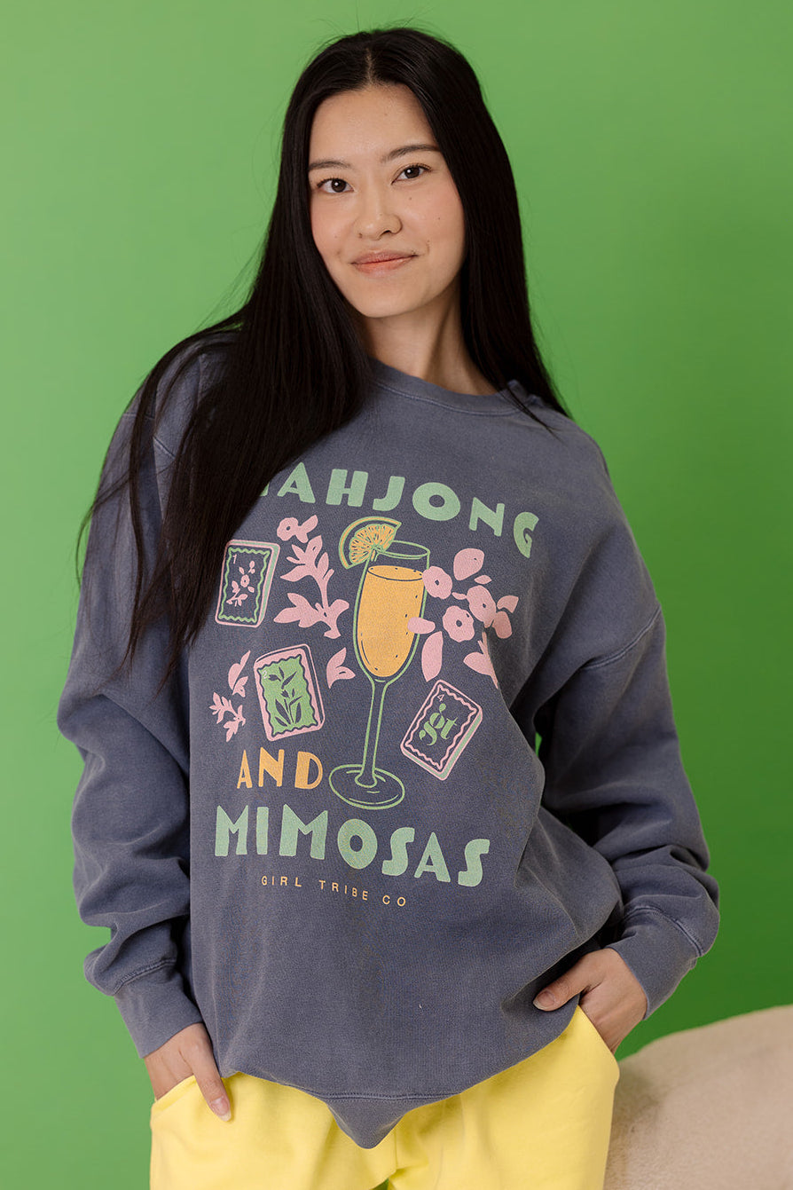 Mahjong and Mimosas Sweatshirt