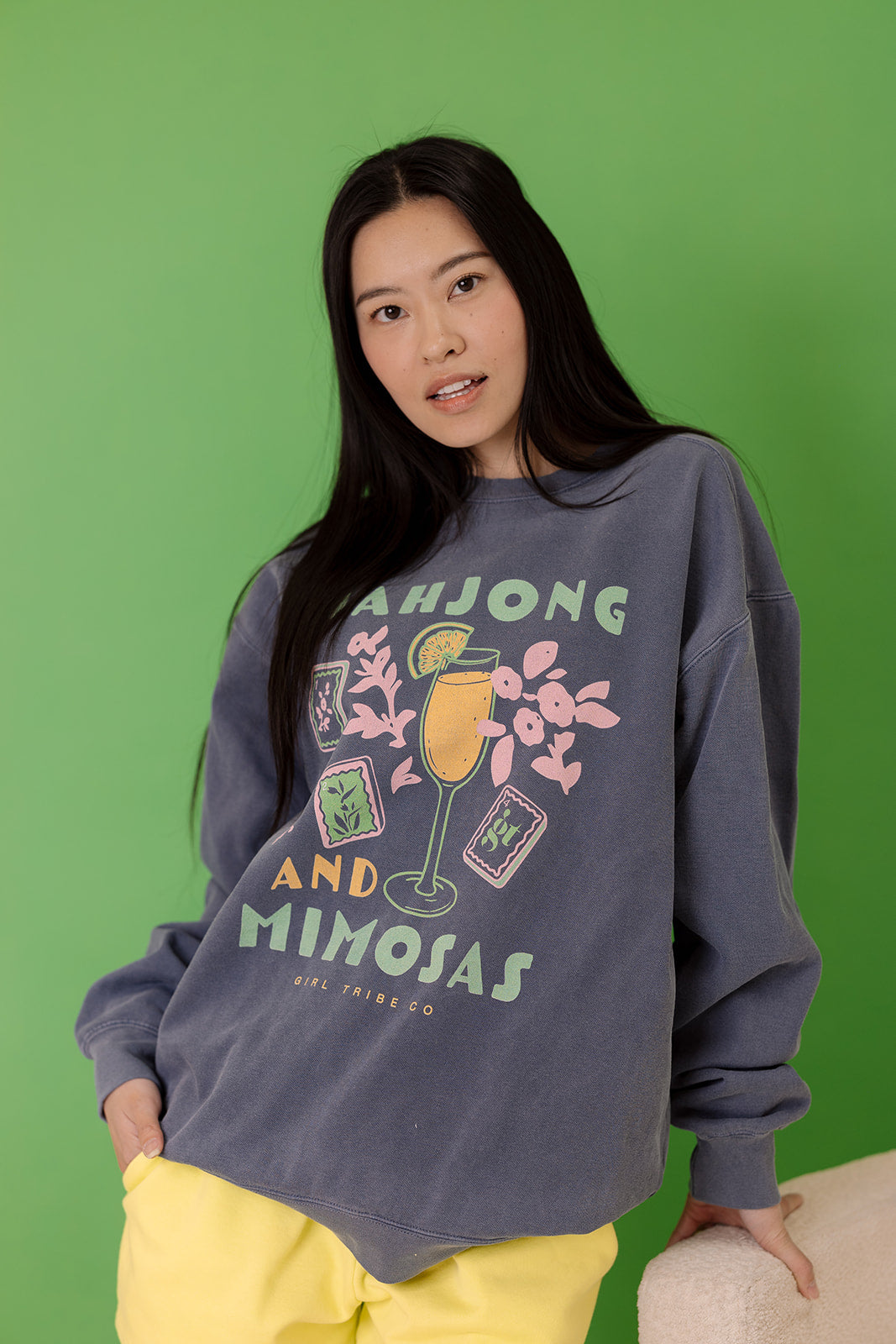 Mahjong and Mimosas Sweatshirt