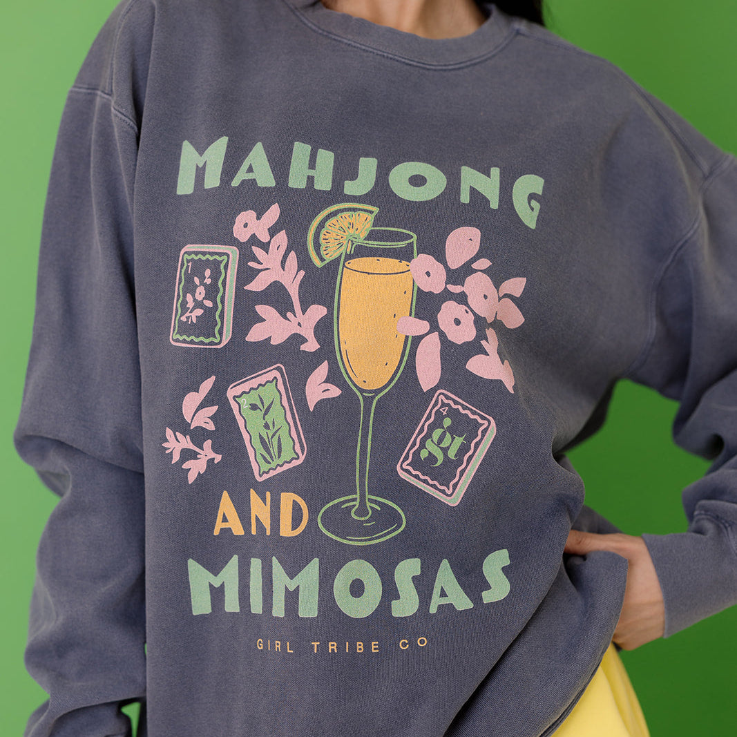 Mahjong and Mimosas Sweatshirt